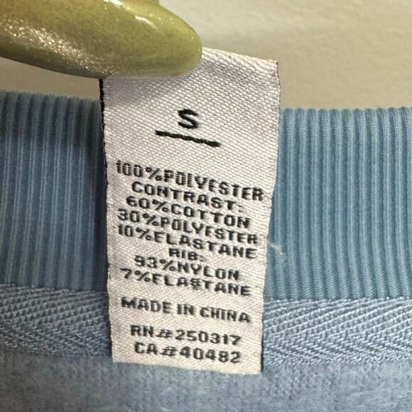 Varley Oakden Pullover Sweatshirt Oversized Fleece Sherpa Teddy Blue Size Small - Picture 12 of 14